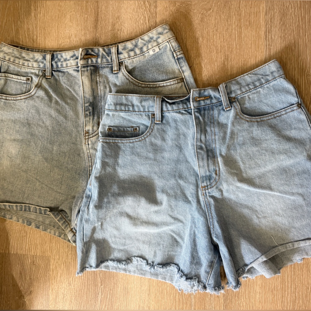 Rhythm Light Blue Denim Shorts